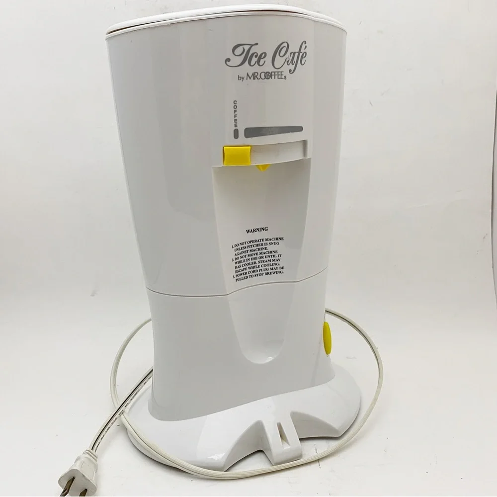 Mr. Coffee‎ Ice Cafe 3 Qt Iced Tea & Coffee Maker Base Unit White OS No Pitcher